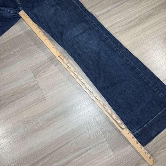 Buckle Women's Flare Jeans in Dark Blue - Picture 6 of 7